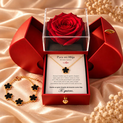 Collar y Pulsera "A Mi Hija" – El Regalo que Habla por Ti